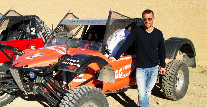 Sébastien LOEB en visite chez BUGG’AFRIQUE